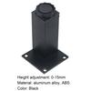 Сверхмощные антикоррозийные ножки шкафа из алюминиевого сплава, регулируемая высота, квадратная мебельная ножка, шкаф