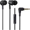 Audio Technica Ath Ck350xis Bk Earphones Wired Remote Control With Microphone Canal Type Recycled Plastic Blend Antibacterial Small Black Black