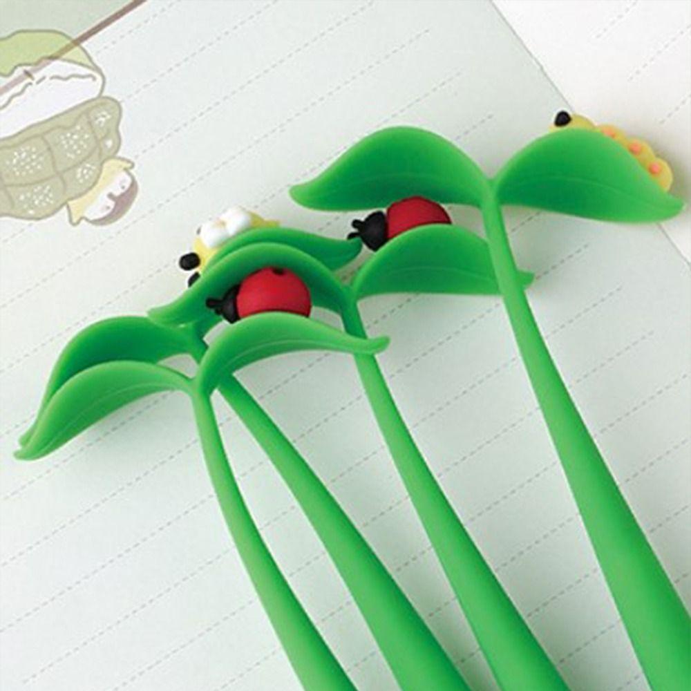 0.5mm Soft Rubber Dancing Gel Pen Black Ink Neutral Gel Pen Cute Signature Pen Back To School