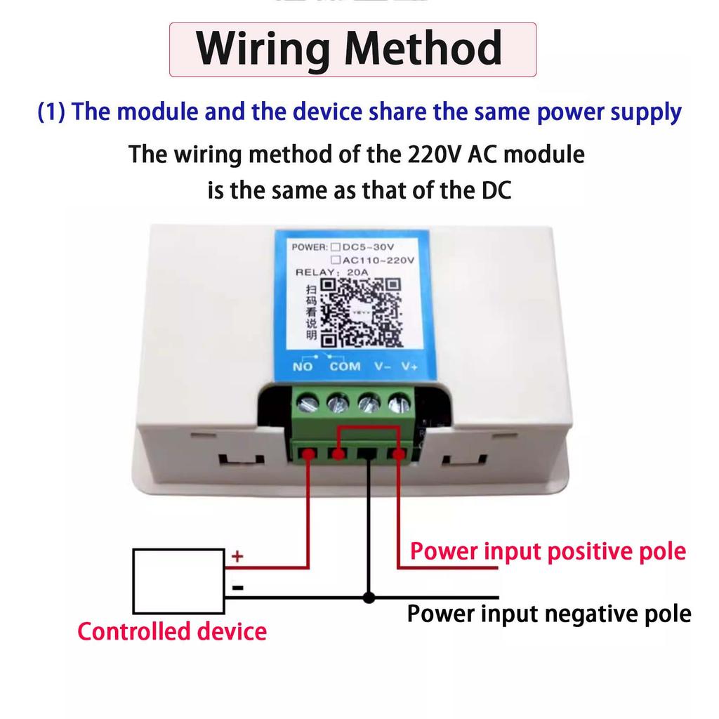 Programmable Timer Relays Switches Digital Cycle Delay Module with Dual Display for Lighting Pumps Motor Control