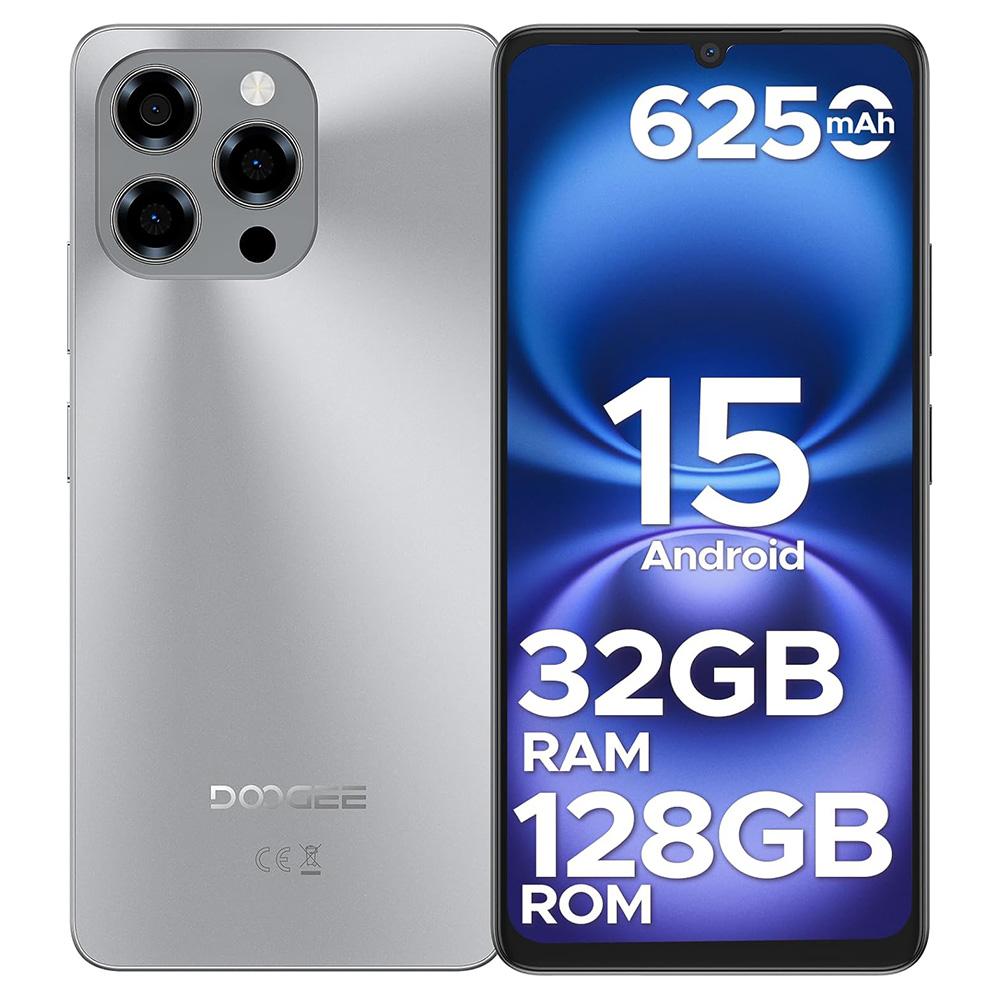 DOOGEE Note 58 Android Smartphone 16, 32(8+24) GB+128GB/2TB TF Mobile Phone, 6.75" HD+ 90Hz Screen, 6250mAh, 16MP+8MP Cell Phone Unlocked, 4G Dual SIM