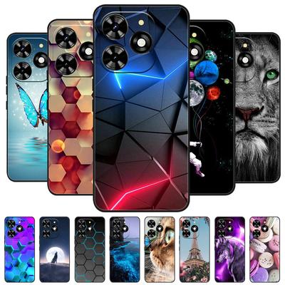 Для чехла Tecno Spark 20 Spark20 Pro Роскошный телефон Силиконовая задняя крышка Для чехлов Tecno Spark 20C Spark20 Защитная оболочка Capas