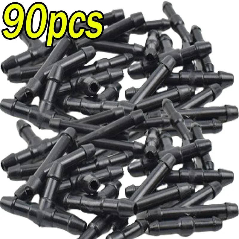 18-90x Тройник для шланга омывателя лобового стекла типа T Y I, форсунка для шланга омывателя, шланг для воды для очистки стеклоочистителя, соединитель шланга, автомобильные аксессуары