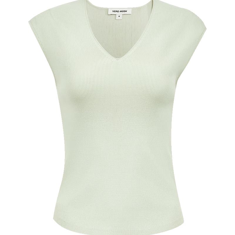 VEROMODA 2025 Autumn V-Neck Sleeveless Knit Top