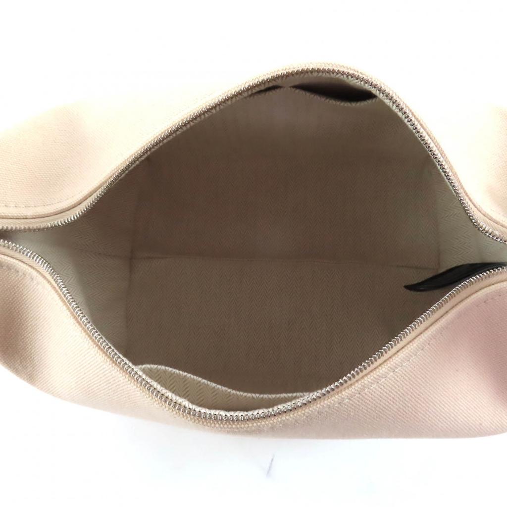 Безупречный кошелек HERMES Pouch Bride a Black PM бежевый хлопок Женский Б/У