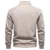 Gant 2026 Новая мужская толстовка с воротником-стойкой и молнией на половину, мужская повседневная осенняя толстовка с рукавами реглан