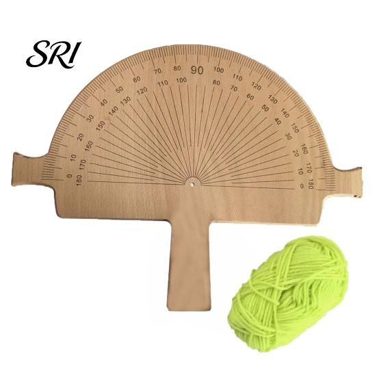 Precision Angle Finder Wooden Tool 0-180 Degrees String Line Carpenter for Welder Carpentry DIY Projects Woodworking Builders Protractor Wwith