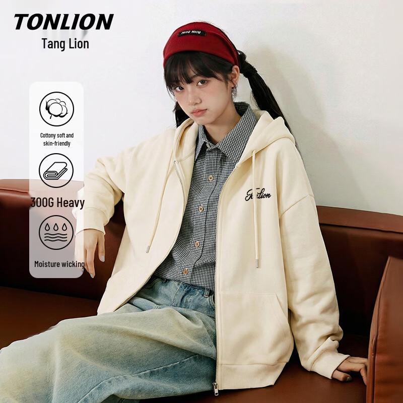 Женская толстовка с капюшоном на молнии TonLion