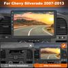 Car Radio Stereo for Chevy Chevrolet Silverado 2007-2013 GMC Sierra Yukon: ABS plastic black 5GHz WiFi CarPlay Android Auto Blu