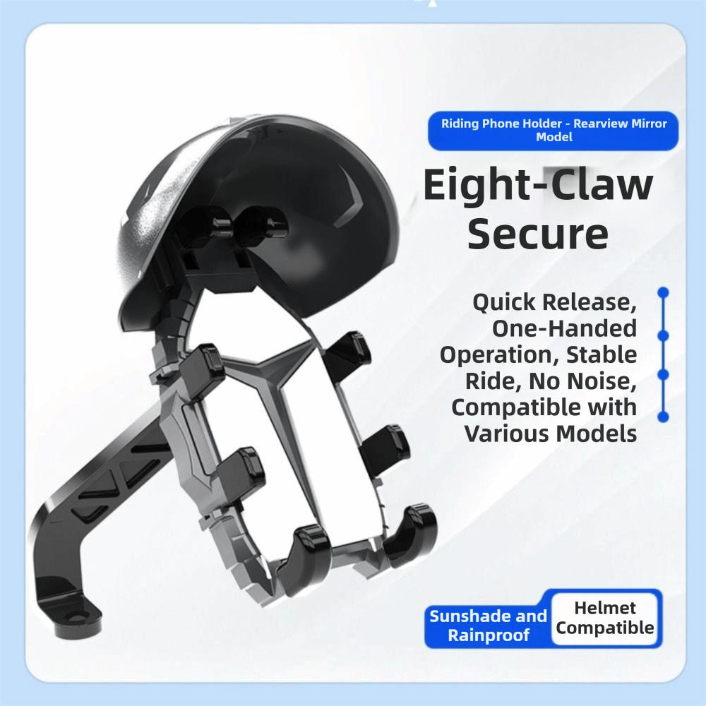 Waterproof Helmet Phone Mount Sunshade Universal Phone Stand Navigation Holder  Bicycle Accessories