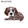 Handmade Acrylic Animal Dog Brooches for Women Men Lovely Sitting Pet Casual Party Brooch Pin Gifts Jewelry Accessories