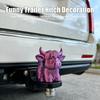 Trailer Hitch Cover Highland Cow Design Scratch Resistant Plastic Ball Cap Small Trailer Hitch Cover Funny Truck Accessory