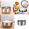 Steamers Basket for Cooking Stainless Steels Steaming Rack Stand with Handle Vegetable Steamers Rack Dishwasher Safe