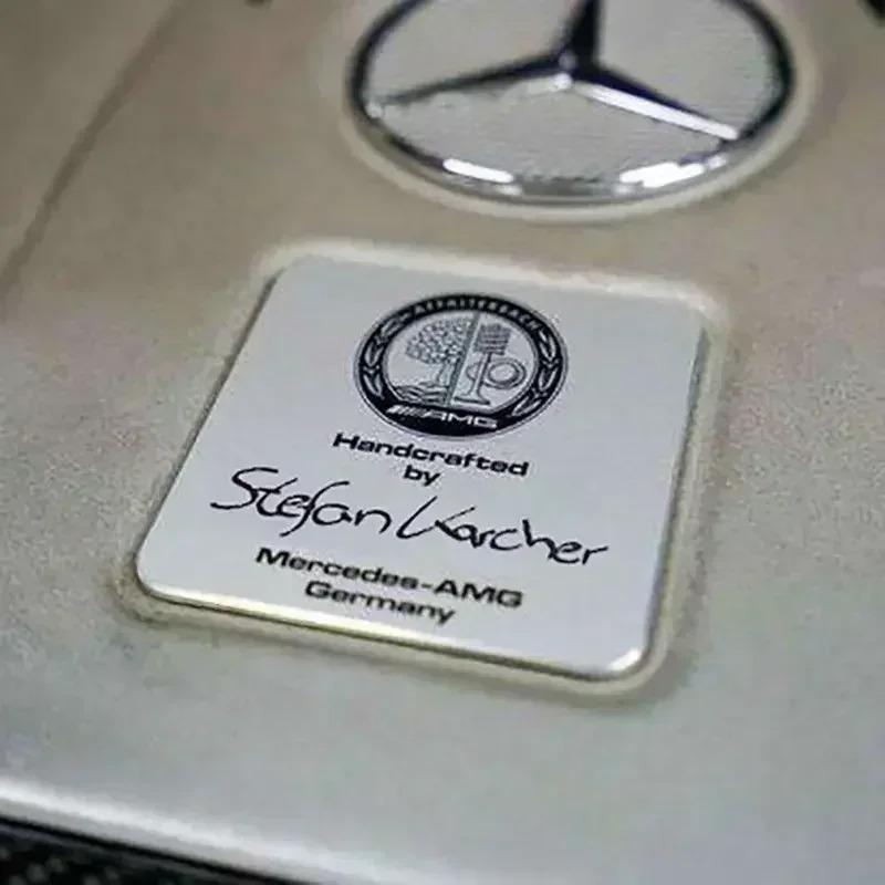 NSY2 Engine Nameplate Sticker 65mm AFFALTERBACH AMG Engine Sticker Interior Badge Sticker For AMG Mercedes-benz Maybach Car Styling