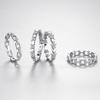 Ada Jewelry Lead-free Cubic Zirconia Rhodium Plated Damen Schmuck 925 Silver Women Ring