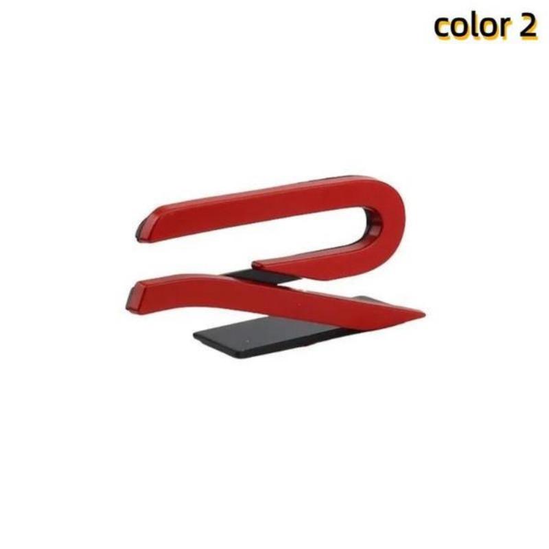 НОВЫЙ большой размер 3D металлический автомобиль R логотип багажник решетка эмблема значок наклейки наклейка для Golf 5 6 7 8 R LINE Tiguan