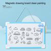 Набор магнитно-маркерных досок с подвесной веревкой и рамкой из ПВХ, гладкая поверхность для письма, магнитная доска для сухого стирания с ручкой и 2 пряжками