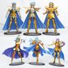Аниме фигурка Saint Seiya Phoenix Ikki Hyoga Seiya Shiryu, стоящая фигурка, игрушка, коллекция фигурок из ПВХ, украшение