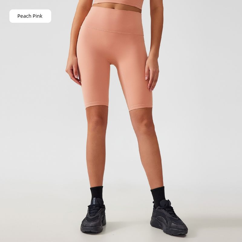 Lu Same Yoga Shorts Women's Summer New Free Size No Embarrassment Line Belly Contracting Hip Lifting Sport Workout Cropped Pants