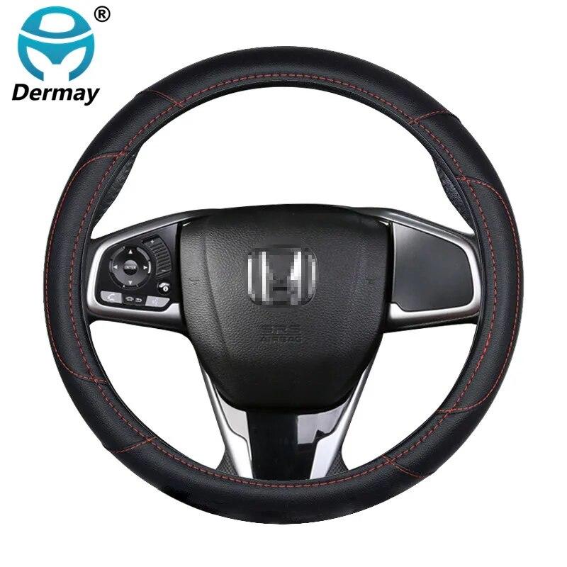 Для Honda Civic 10-го поколения (ФК/ФК) 2016 2017 2018 2022 Автомобильный чехол на руль из искусственной кожи Автоаксессуары