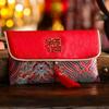 Multiple Patterns New Year's Blessing Bag Tassel Design Brocade Red Envelope  Party Gifts