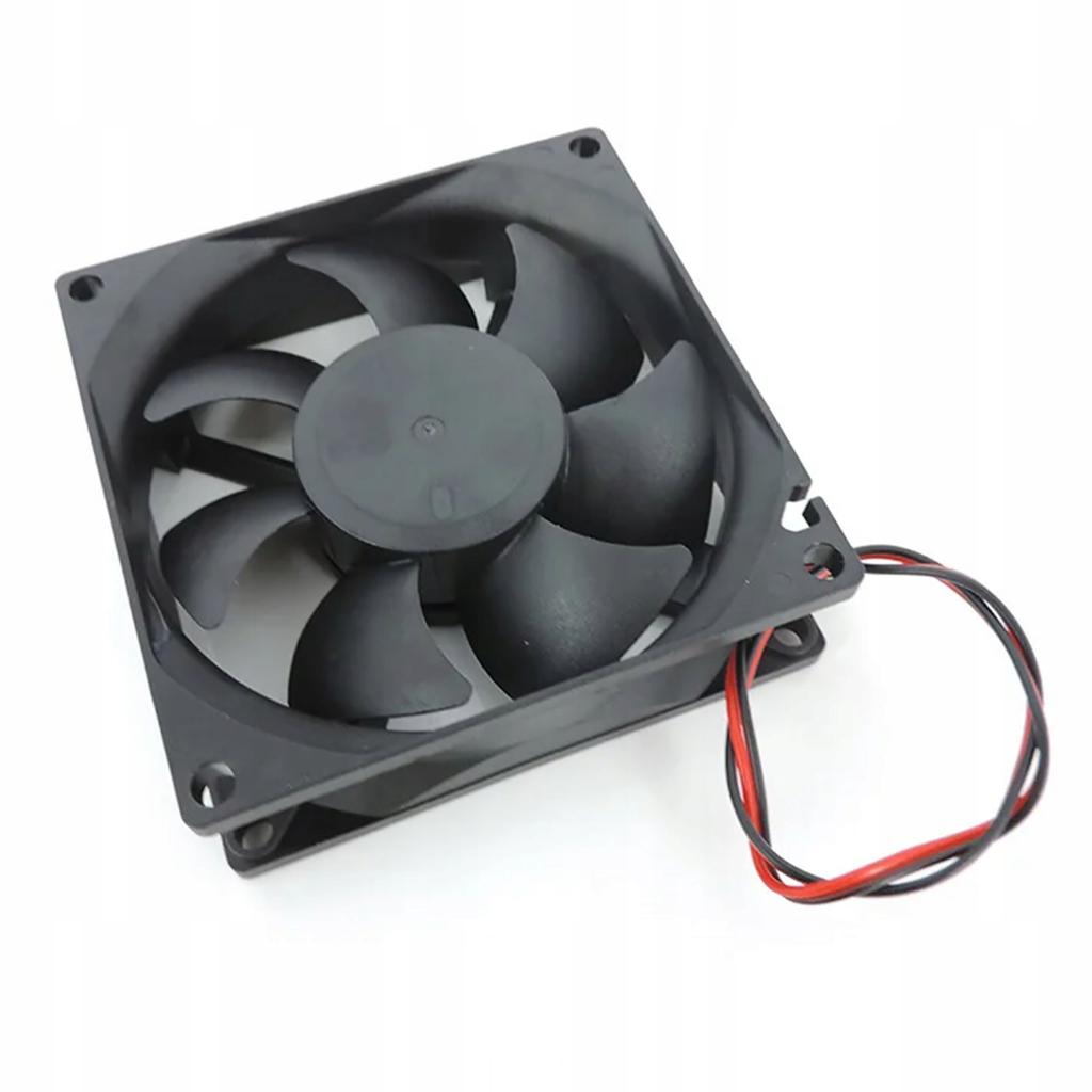 Rosfix Wentylator 80x80x25 2PIN 24V – Wydajne Chłodzenie | Niska Głośność 25 dBA | Łatwy Montaż I Solidna Konstrukcja