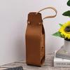 PU Leather Wine Tote Carrier Reusable Champagne Gift Bag Elegant Beer Gift Bag