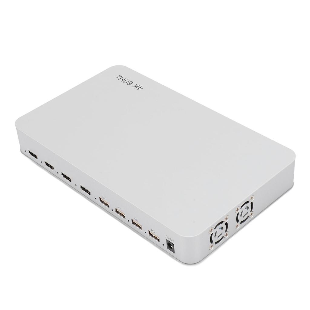 KVM Switch 4x1 4 Ports Support 4K At 60Hz 2K At 120Hz 4 In 1 Out HD Multimedia Interface KVM