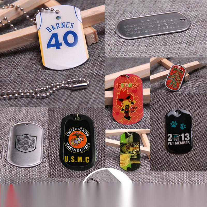 Direct Factory Price Stainless Steel Small Medical Alert Dogtags Blank Metal Dog Tag