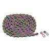 11 Speed Bike Chain Carbon Steel Colorful Road Bike Chain with Chain Connector for VG SPORTS