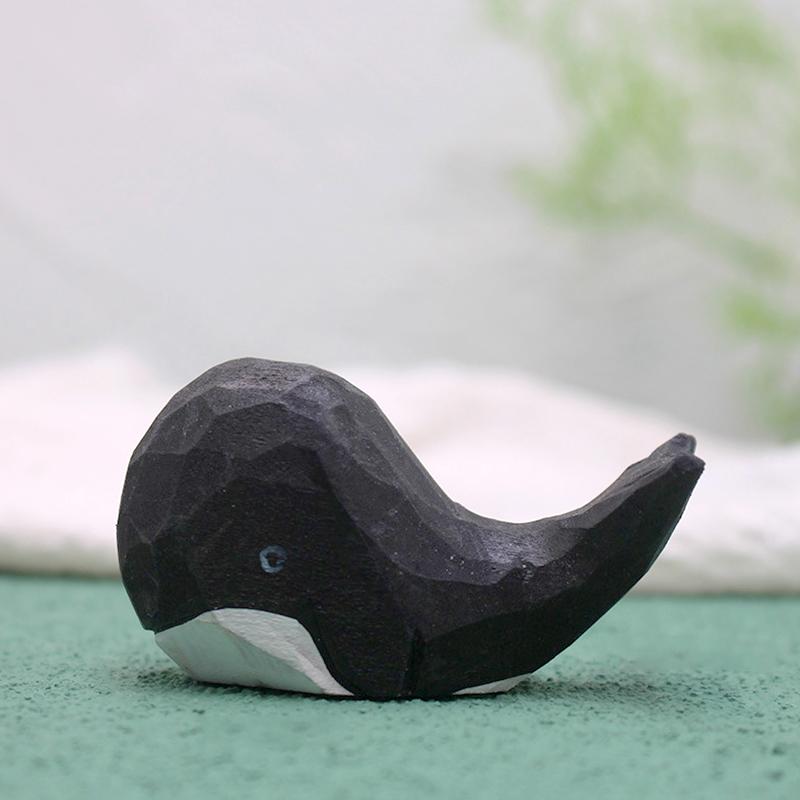 1 шт. Деревянный брелок для ключей в виде кита, резной женский кулон, брелок для ключей, милый подарок на день рождения, животное ручной работы