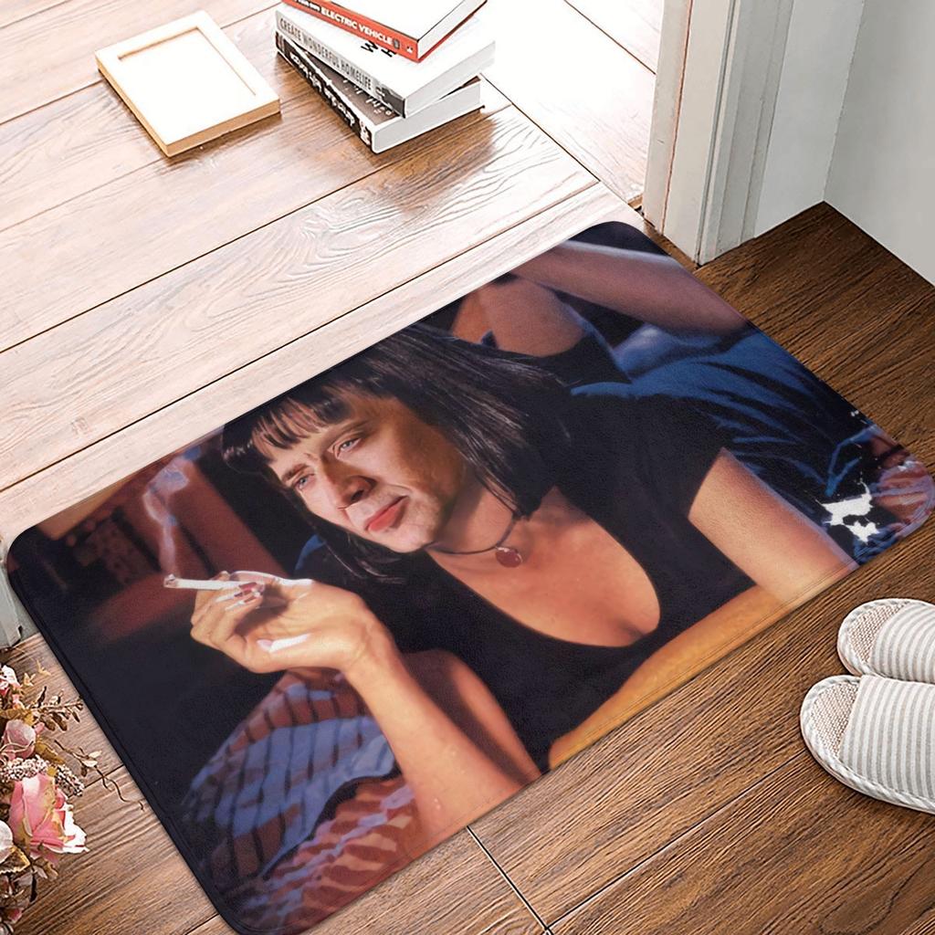 Nicolas Cage All Over Floor Door Bath Kitchen Mat Anti-Slip Outdoor Funny Meme Doormat Bedroom Balcony Entrance Carpet Rug
