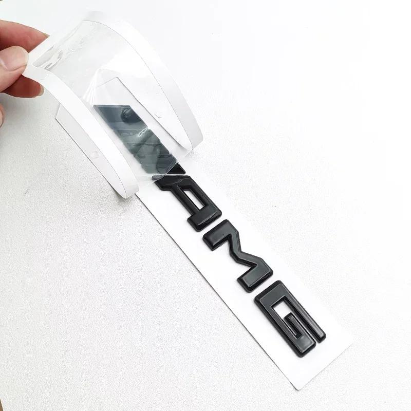 3D ABS Black Logo AMG Emblem Letters Car Trunk Badge For Mercedes Benz W204 W205 W176 W177 W212 W213 AMG Sticker Accessories ZD1