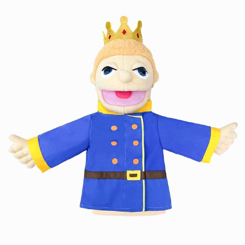 New 36cm Cartoon Profession Attire Series Hand Puppet Plush Toys Doctor Police Officer Nurse Doll Parent-child Educational Toys