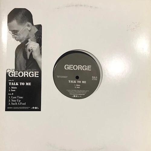 12-дюймовая пластинка GEORGE Talk To Me LEX120712 Lexington 2006 Япония SoulFunk Б/у
