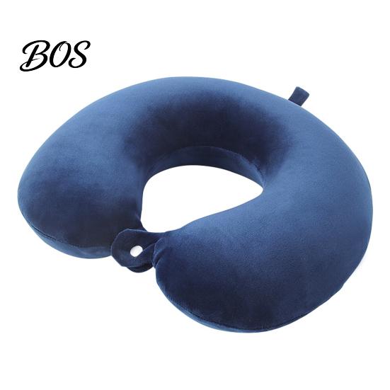 Memory Foam Travel Pillow Neck Pillow, U Shaped Headrest for Airplane 5-second Rebound Car, Soft Support Office Nap, Removable Washable Cover Velvet