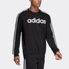 Adidas E 3S Crew Fl Толстовка на флисовой подкладке Мужские топы Черный DQ3084
