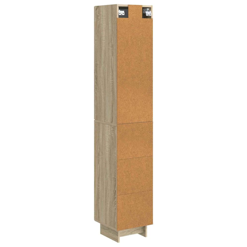 Cabinet Set 2 pcs Sonoma Oak 34.5 x 33 x 90 cm Engineered Wood