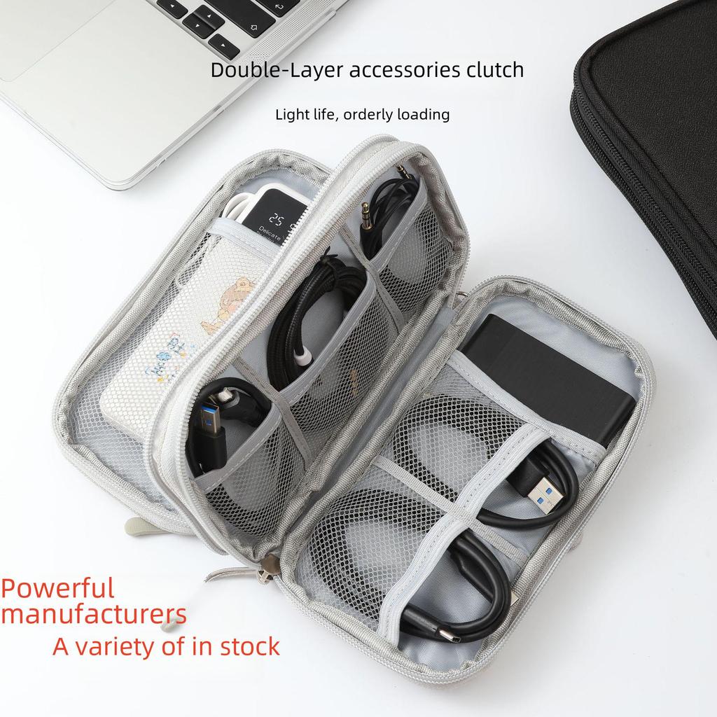 Сумка для цифрового хранения кабелей, зарядных устройств, USB-накопителей, наушников и жестких дисков
