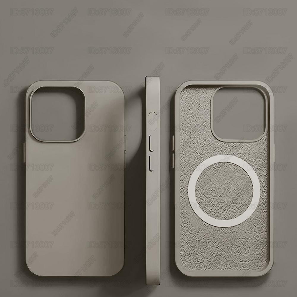 Magnetic Liquid Silicone Shockproof Case For For Iphone 16 15 14 13 12 11 Pro Max 16 Plus For Magsafe Wireless Charge Cover