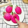 Мягкий сквиши Драконий фрукт, медленно восстанавливающий форму, для снятия стресса, расслабляющий, для расслабления рук, сенсорный мячик для снятия стресса
