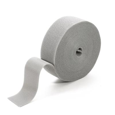 HIMIHOM Кабельные стяжки, тип Velcro, Тонкие, Шириной 20 мм x Длиной 25 м, Прочные, Многоразовые, для Управления Кабелями, Без Резки, для Дома и Офиса (Серый, 2см25м)