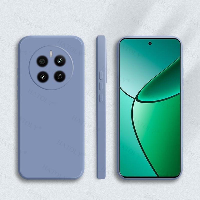 Чехол-накладка для Realme 13 4G Для Realme 13 4G Мягкий Оригинальный Жидкий Силикон Конфетного Цвета Задняя Крышка Для Realme 13 4G Чехол 6,67 дюйма