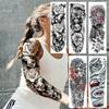 1 PC 480*170MM Large Temporary Tattoos Sleeve for Men Women Full Arm Selleve Tattoos Temporary Realistic Fake Wolf Tiger Lion Tattoo