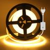220V Dimmable COB LED Neon Strip Light Waterproof Outdoor Flexible Tape RA90 240LEDs/M with Switch Dimmer Plug