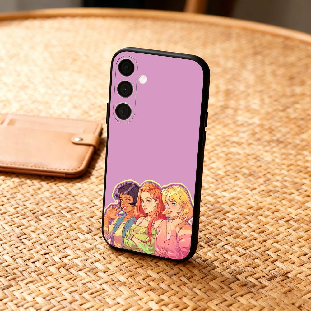 Чехол для телефона T-Totally S-Spies для Samsung A73,72,71,53,52,51,22,91,80, Мягкий черный чехол