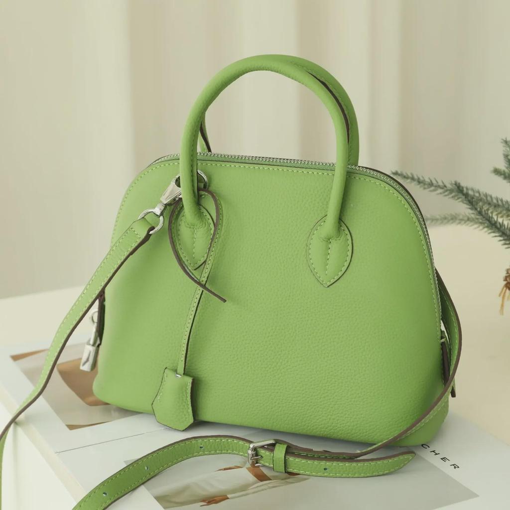 Женская сумка из воловьей кожи Shell: Универсальная сумка на одно плечо и через плечо