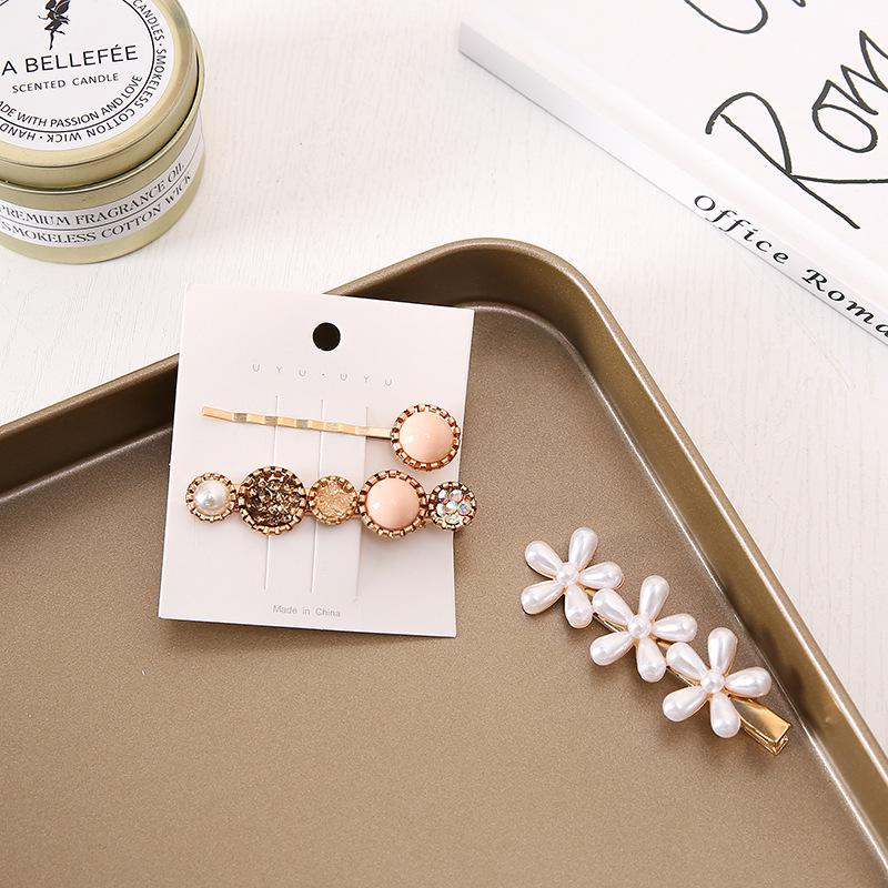 Роскошная заколка для волос с жемчужным бантом и перьями - корейский стиль, аксессуар для челки