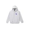 New Era FW21 Серия MLB Лос-Анджелес Доджерс Флисовая толстовка с принтом в виде спутниковой карты Унисекс толстовки Серый 12866529