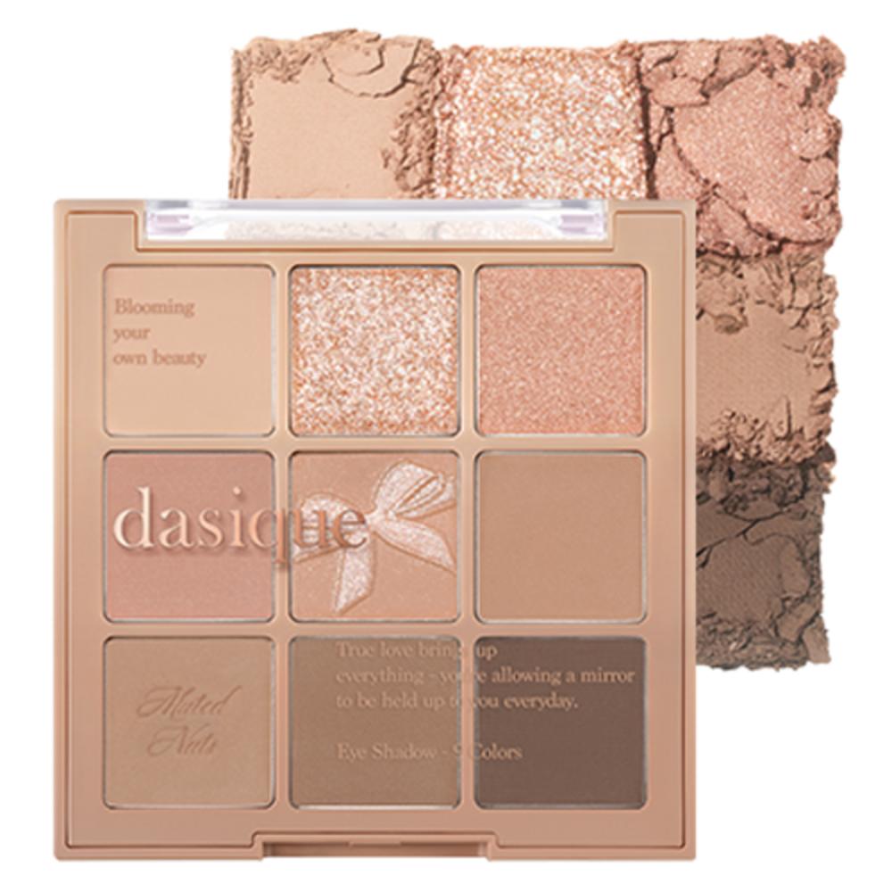 Daisique Shadow Palette 7.5g, 24 Muted Nuts, 1 pcs